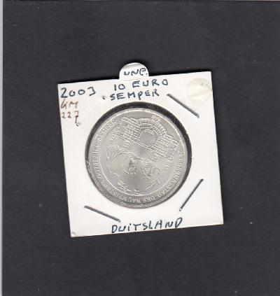 Beschrijving: 10 Euro GOTTFRIED VON SEMPER    